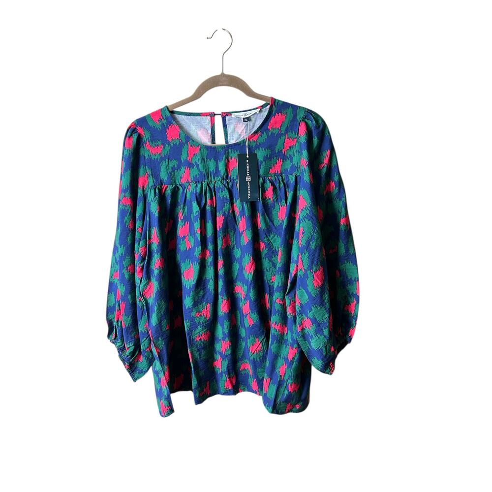 NWT Michelle McDowell Top‎ Blouse Pullover Sz XL